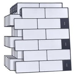 12 Pcs 30.5x15.4cm 3D Tile Stickers