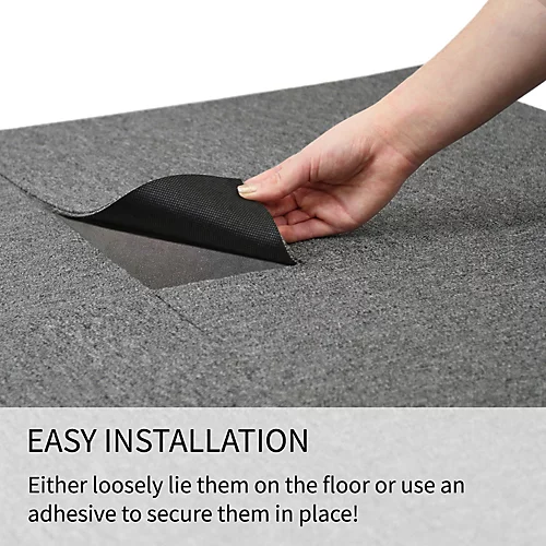 20 X Carpet Tiles 5m2 Anthracite 5 20 X Carpet Tiles 5m2 Anthracite - Image 3