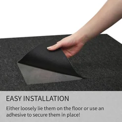 20 X Carpet Tiles 5m2 Charcoal Black -Floors Specialty Shop 20 x carpet tiles 5m2 charcoal black5055986151807 03c MP