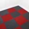 40 X Carpet Tiles 10m2 / Charcoal Black & Scarlet Red -Floors Specialty Shop 40 x carpet tiles 10m2 charcoal black scarlet red5055986133346 01c MP