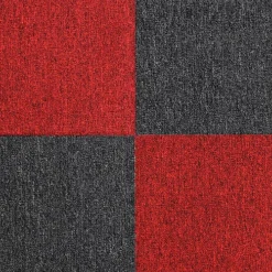 40 X Carpet Tiles 10m2 / Charcoal Black & Scarlet Red 8 40 X Carpet Tiles 10m2 / Charcoal Black & Scarlet Red -Floors Specialty Shop 40 x carpet tiles 10m2 charcoal black scarlet red5055986133346 03c MP