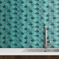 8 Pcs 28x20.3cm 3D Tile Stickers 8 8 Pcs 28x20.3cm 3D Tile Stickers -Floors Specialty Shop 8 pcs 28x20 3cm 3d tile stickers5060690842446 03c MP