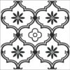 D-C-Fix Floor Tiles Self Adhesive Vinyl Flooring Black White Floral Tile Kitchen Bathroom 1mÂ² -Floors Specialty Shop D C Fix Floor Tiles Self Adhesive Vinyl Flooring Black White Floral Tile Kitchen Bathroom 1mA²