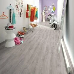 Egger Laminate Flooring Planks 30.03 MÂ² 6 Mm North Cape Oak Grey