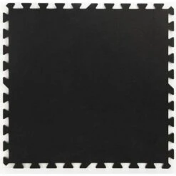FloorPops Obsidian Rubber Interlocking Tiles