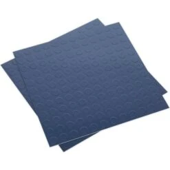 Loops 16 PACK Vinyl Floor Tile Peel & Stick Backing 457.2 X 457.2mm Blue Coin