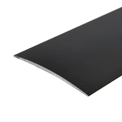 A71 1000mm X 80mm X 5.9mm Anodised Aluminium Self Adhesive Door Threshold Strip - Black