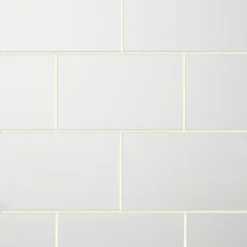 Alexandrina White Gloss Decor Ceramic Wall Tile, Pack Of 10, (L)402.4mm (W)251.6mm -Floors Specialty Shop alexandrina white gloss decor ceramic wall tile pack of 10 l 402 4mm w 251 6mm5036581064129 37c