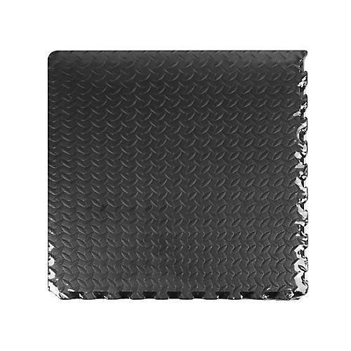 Auto Pro Black Interlocking Floor Tile 2.16m², Pack Of 6 3 Auto Pro Black Interlocking Floor Tile 2.16m², Pack Of 6