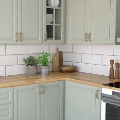 Bevel Winter White Gloss Ceramic Wall Tile, Pack Of 17, (L)400mm (W)150mm -Floors Specialty Shop bevel winter white gloss ceramic wall tile pack of 17 l 400mm w 150mm5010921632797 01i bq