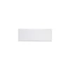 Bevel Winter White Gloss Ceramic Wall Tile, Pack Of 17, (L)400mm (W)150mm