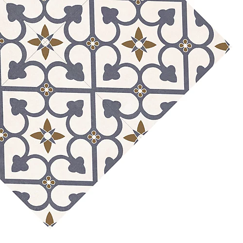 Brighton Blue Matt Ceramic Wall & Floor Tile, Pack Of 7, (L)450mm (W)450mm 4 Brighton Blue Matt Ceramic Wall & Floor Tile, Pack Of 7, (L)450mm (W)450mm - Image 2