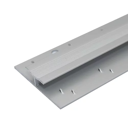 C61 20mm Anodised Aluminium Dual Edge Carpet Profile - Silver, 1.0m 3 C61 20mm Anodised Aluminium Dual Edge Carpet Profile - Silver, 1.0m
