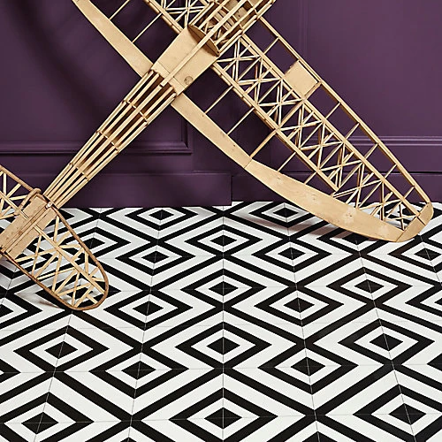 Colours Vinyl Rolls White & Black Mosaic Tile Effect Vinyl Sheet Vinyl, 4m² 3 Colours Vinyl Rolls White & Black Mosaic Tile Effect Vinyl Sheet Vinyl, 4m²