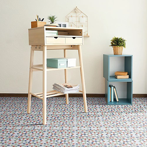 D-c-fix Spanish Leaves Self Adhesive Vinyl Floor Tiles Pack Of 11 (1sqm)