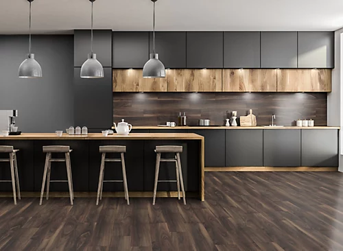 Eurohome Art 12mm - Dark Walnut - Laminate Flooring - 1.48m² Pack 3 Eurohome Art 12mm - Dark Walnut - Laminate Flooring - 1.48m² Pack