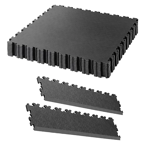 Garage Floor Tile Company X Joint 19m² Single Garage Bundle In Graphite 3 Garage Floor Tile Company X Joint 19m² Single Garage Bundle In Graphite