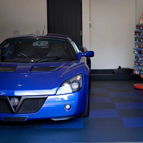 Garage Floor Tile Company X Joint - Blue 7mm Interlocking Floor Tile (Price Per M²) 4 Garage Floor Tile Company X Joint - Blue 7mm Interlocking Floor Tile (Price Per M²) - Image 2