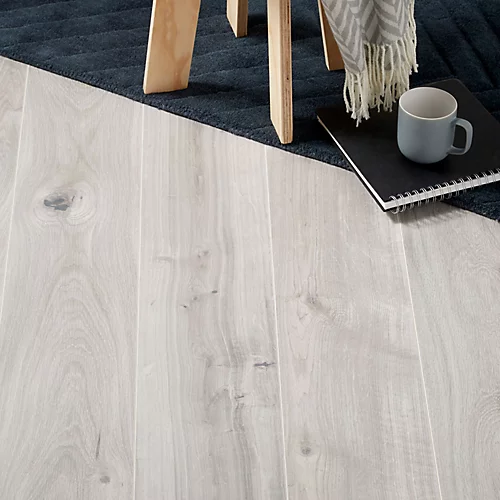 Gladstone Grey Dark Oak Effect Laminate Flooring, 2m² Pack Of 8 3 Gladstone Grey Dark Oak Effect Laminate Flooring, 2m² Pack Of 8