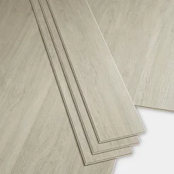 GoodHome Baila Grey-brown Oak Wood Effect Click Flooring Pack Of 12