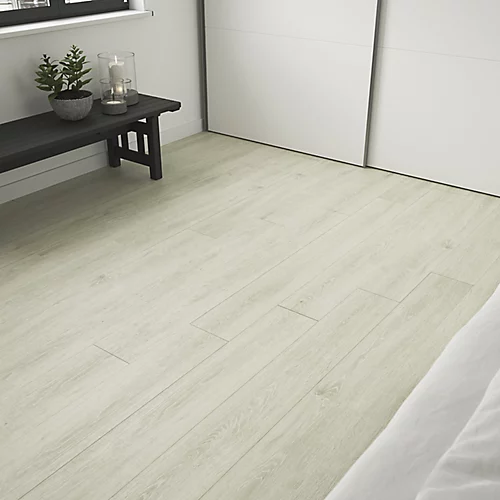 GoodHome Bossa Nova Beige Plain Wood Effect Vinyl Tile, Pack Of 7 6 GoodHome Bossa Nova Beige Plain Wood Effect Vinyl Tile, Pack Of 7 - Image 4
