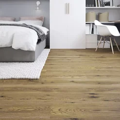 GoodHome Bossa Nova Natural Plain Wood Effect Vinyl Tile, Pack Of 7 -Floors Specialty Shop goodhome bossa nova natural plain wood effect vinyl tile pack of 75059340221649 01i