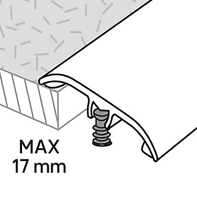 GoodHome DECOR250 Wood Effect Threshold (L)93cm 6 GoodHome DECOR250 Wood Effect Threshold (L)93cm - Image 4