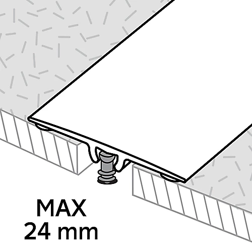 GoodHome DECOR35 Gold Effect Threshold (L)180cm 4 GoodHome DECOR35 Gold Effect Threshold (L)180cm - Image 2