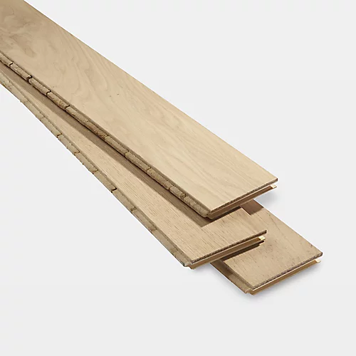 GoodHome Eslov Natural Oak Real Wood Top Layer Flooring, 1.94m² Pack 4 GoodHome Eslov Natural Oak Real Wood Top Layer Flooring, 1.94m² Pack - Image 2