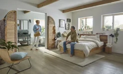 GoodHome Gospel Natural Wood Effect Vinyl Tile, 1.95m² Pack Of 7 -Floors Specialty Shop goodhome gospel natural wood effect vinyl tile 1 95m pack of 73663602563938 10i