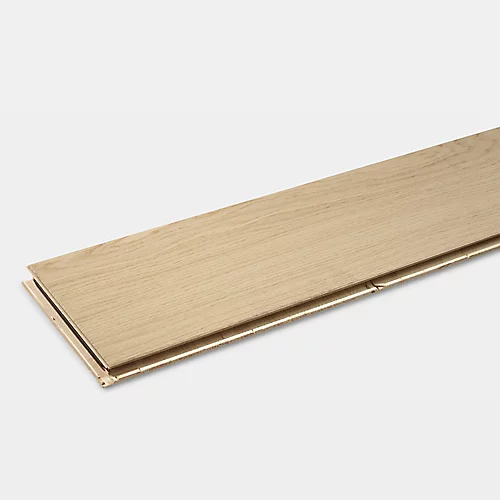 GoodHome Halland White Natural Wood Effect Oak Engineered Real Wood Top Layer Flooring, 1.37m² Pack Of 7 4 GoodHome Halland White Natural Wood Effect Oak Engineered Real Wood Top Layer Flooring, 1.37m² Pack Of 7 - Image 2