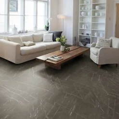 GoodHome Marble White Tile Effect Laminate Flooring, 2.535m²