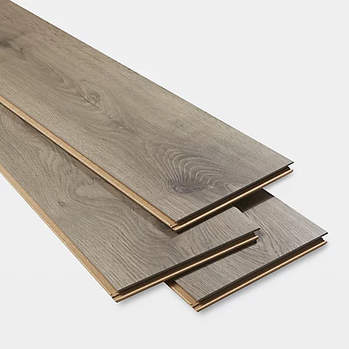 GoodHome Oldbury Grey Oak Effect Laminate Flooring, 1.73m² Pack Of 7 6 GoodHome Oldbury Grey Oak Effect Laminate Flooring, 1.73m² Pack Of 7 - Image 4