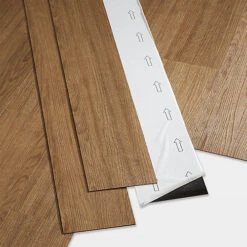 GoodHome Poprock Natural Honey Wood Planks Wood Effect Self Adhesive Vinyl Plank, Pack Of 7