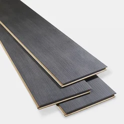 GoodHome Romford Black Dark Oak Effect Laminate Flooring, 1.73m² Pack Of 7 -Floors Specialty Shop goodhome romford black dark oak effect laminate flooring 1 73m pack of 73663602536987 02bq