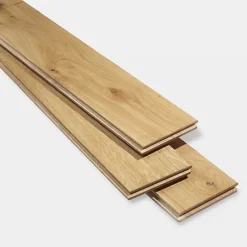 GoodHome Visby Natural Oak Solid Wood Flooring, 1.44m² Set