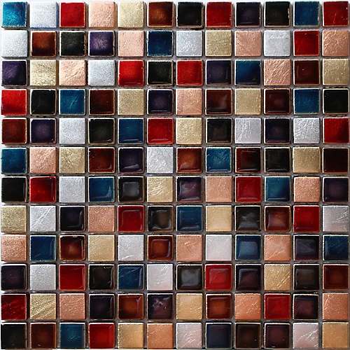 Ibiza Multicolour Handmade Effect Glass Mosaic Tile, (L)300mm (W)300mm 4 Ibiza Multicolour Handmade Effect Glass Mosaic Tile, (L)300mm (W)300mm - Image 2