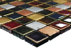 Ibiza Multicolour Handmade Effect Glass Mosaic Tile, (L)300mm (W)300mm 8 Ibiza Multicolour Handmade Effect Glass Mosaic Tile, (L)300mm (W)300mm -Floors Specialty Shop ibiza multicolour handmade effect glass mosaic tile l 300mm w 300mm5060430111016 34c BQ