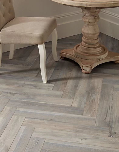 Impero Herringbone - Beach House Oak 12mm Laminate Flooring. 2.2m² Pack 4 Impero Herringbone - Beach House Oak 12mm Laminate Flooring. 2.2m² Pack - Image 2