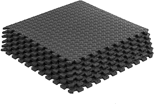 Interlocking EVA Floor Mats Black 60cmx60cm Pack Of 48 3 Interlocking EVA Floor Mats Black 60cmx60cm Pack Of 48