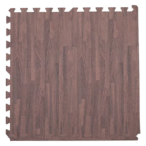 Interlocking EVA Floor Mats Dark Brown Oak Effect60cmx60cm Pack Of 36 3 Interlocking EVA Floor Mats Dark Brown Oak Effect60cmx60cm Pack Of 36