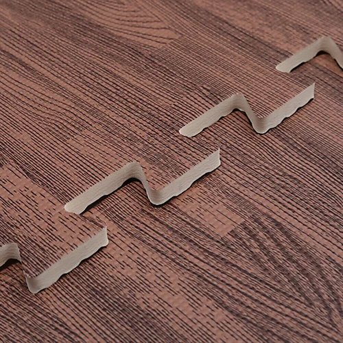 Interlocking EVA Floor Mats Dark Brown Oak Effect60cmx60cm Pack Of 36 4 Interlocking EVA Floor Mats Dark Brown Oak Effect60cmx60cm Pack Of 36 - Image 2