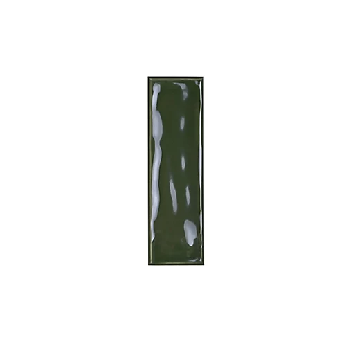 Iris Green Gloss Structured Plain Ceramic Wall Tile, Pack Of 54, (L)245mm (W)75mm 4 Iris Green Gloss Structured Plain Ceramic Wall Tile, Pack Of 54, (L)245mm (W)75mm - Image 2