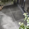 Konkrete Anthracite Matt Concrete Effect Porcelain Outdoor Wall & Floor Tile, Pack Of 3, (L)610mm (W)610mm -Floors Specialty Shop konkrete anthracite matt concrete effect porcelain outdoor wall floor tile pack of 3 l 610mm w 610mm5036581057855 01i BQ