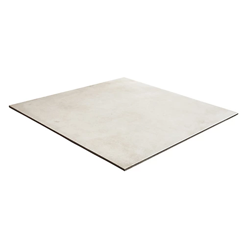 Konkrete Ivory Matt Concrete Effect Porcelain Wall & Floor Tile, Pack Of 4, (L)616mm (W)616mm 5 Konkrete Ivory Matt Concrete Effect Porcelain Wall & Floor Tile, Pack Of 4, (L)616mm (W)616mm - Image 3