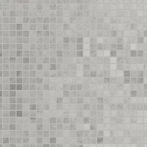 Kontainer Light Grey Matt Concrete Effect Porcelain 5x5 Mosaic Tile Sheet, (L)305mm (W)305mm 6 Kontainer Light Grey Matt Concrete Effect Porcelain 5x5 Mosaic Tile Sheet, (L)305mm (W)305mm - Image 4