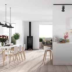 Kraus Rydal Pale Grey Wood Effect Vinyl Tile Pack Of 10