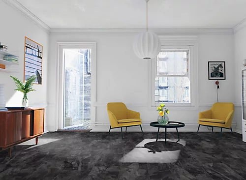 Krono Impressions 8mm - Nightfall Black Slate - Laminate Flooring - 2.28m² Pack 4 Krono Impressions 8mm - Nightfall Black Slate - Laminate Flooring - 2.28m² Pack - Image 2