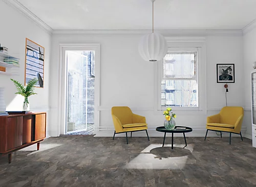 Krono Impressions 8mm - Pewter Slate - Laminate Flooring - 2.28m² Pack 4 Krono Impressions 8mm - Pewter Slate - Laminate Flooring - 2.28m² Pack - Image 2