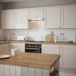 Laura Ashley Mason Pearl Gloss Brick Effect Ceramic Wall Tile, Pack Of 54, (L)245mm (W)75mm -Floors Specialty Shop laura ashley mason pearl gloss brick effect ceramic wall tile pack of 54 l 245mm w 75mm5010921662749 03i bq